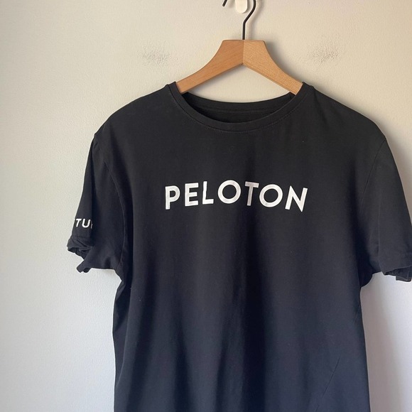 Peloton Women's Black Century 100 miles Tee Size Medium M - Picture 3 of 5